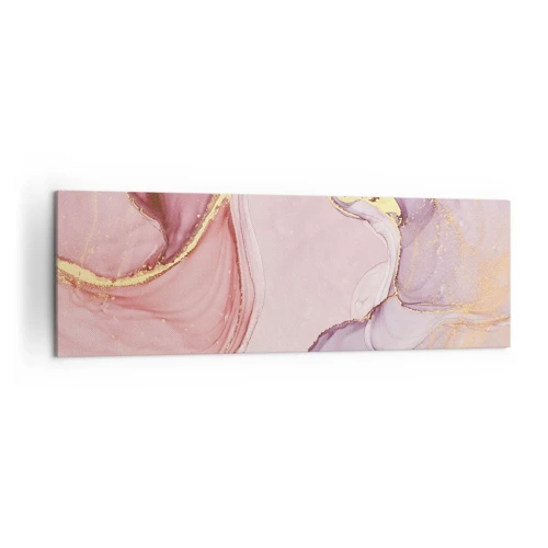 Lærredstryk - Billede på lærred - Et kærtegn af farver - 160x50 cm