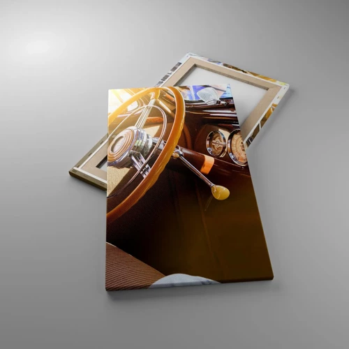 Lærredstryk - Billede på lærred - Et pust af luksus fra fortiden - 45x80 cm