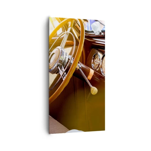 Lærredstryk - Billede på lærred - Et pust af luksus fra fortiden - 65x120 cm