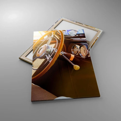 Lærredstryk - Billede på lærred - Et pust af luksus fra fortiden - 80x120 cm