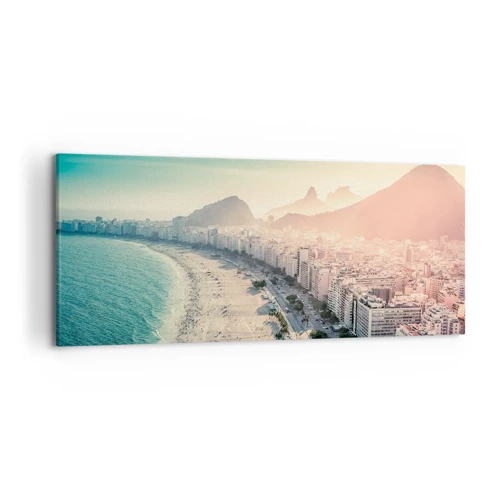 Lærredstryk - Billede på lærred - Evig ferie i Rio - 120x50 cm