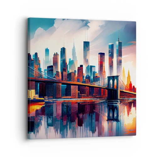 Lærredstryk - Billede på lærred - Fænomenale New York - 30x30 cm