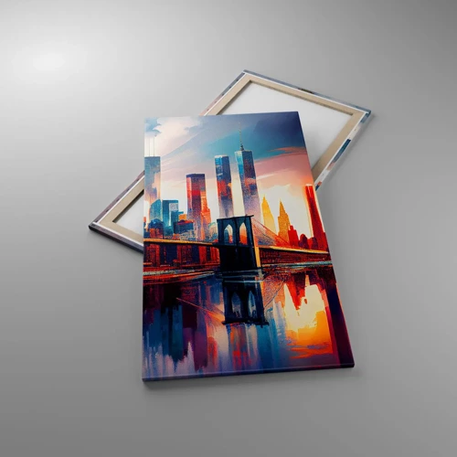 Lærredstryk - Billede på lærred - Fænomenale New York - 65x120 cm