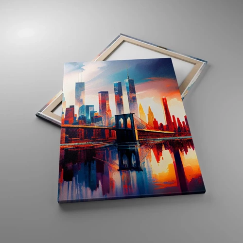 Lærredstryk - Billede på lærred - Fænomenale New York - 70x100 cm