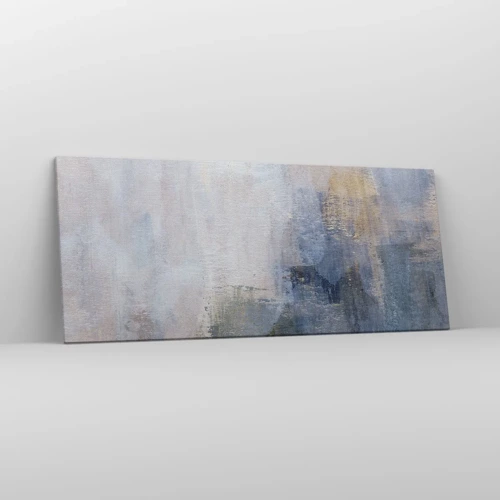 Lærredstryk - Billede på lærred - Farvetoner og akkorder - 120x50 cm