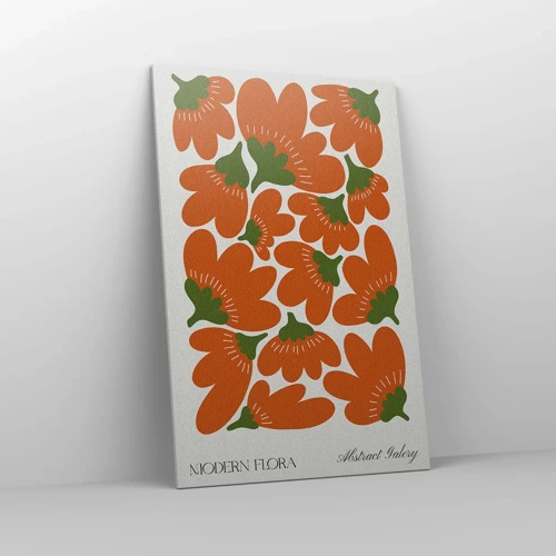 Lærredstryk - Billede på lærred - Fra en blomsts liv - 80x120 cm