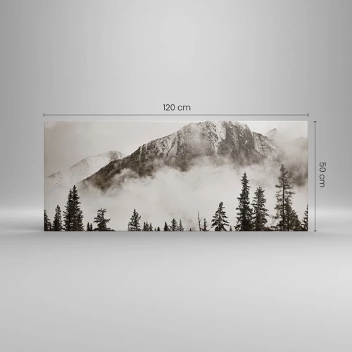 Lærredstryk - Billede på lærred - Granit hersker - 120x50 cm