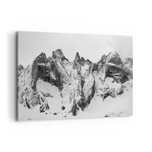 Lærredstryk - Billede på lærred - Granit truende højderyg - 100x70 cm