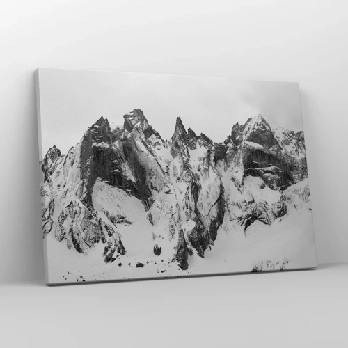 Lærredstryk - Billede på lærred - Granit truende højderyg - 70x50 cm