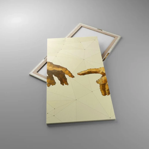 Lærredstryk - Billede på lærred - Guddommelig geometri - 65x120 cm