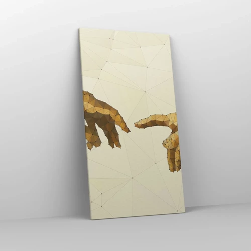 Lærredstryk - Billede på lærred - Guddommelig geometri - 65x120 cm