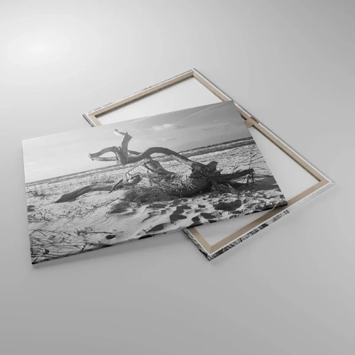 Lærredstryk - Billede på lærred - Havets skulptur - 100x70 cm