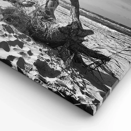 Lærredstryk - Billede på lærred - Havets skulptur - 100x70 cm
