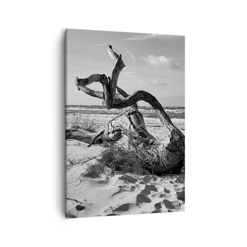 Lærredstryk - Billede på lærred - Havets skulptur - 50x70 cm