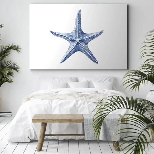 Lærredstryk - Billede på lærred - Havets stjerne - 70x50 cm