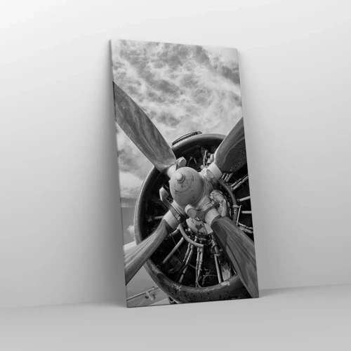 Lærredstryk - Billede på lærred - Himmelens erobrer - 65x120 cm