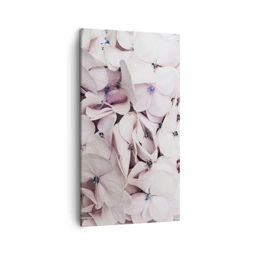 Lærredstryk - Billede på lærred - I en flod af blomster - 45x80 cm