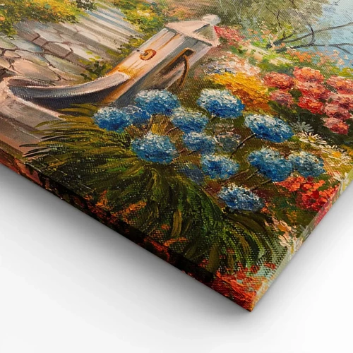 Lærredstryk - Billede på lærred - I fuld blomstring - 120x80 cm