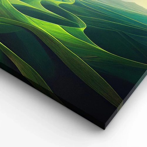 Lærredstryk - Billede på lærred - I grønne dale - 40x40 cm