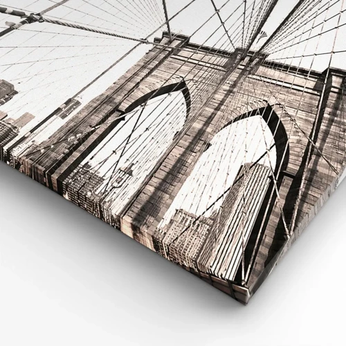 Lærredstryk - Billede på lærred - Katedralen i New York - 100x70 cm