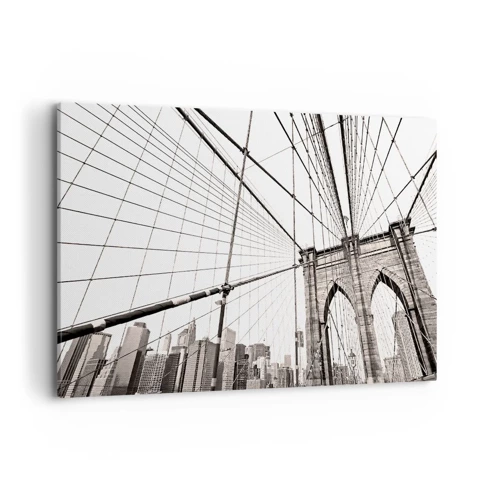 Lærredstryk - Billede på lærred - Katedralen i New York - 120x80 cm