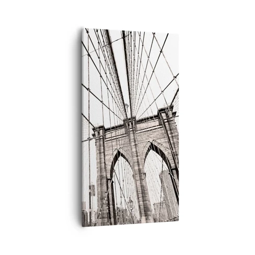 Lærredstryk - Billede på lærred - Katedralen i New York - 55x100 cm