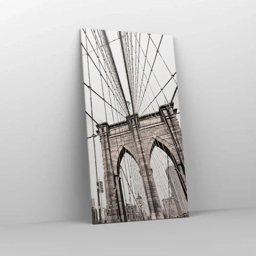 Lærredstryk - Billede på lærred - Katedralen i New York - 65x120 cm