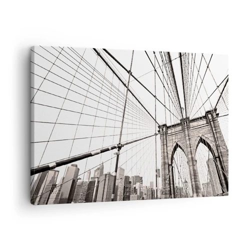 Lærredstryk - Billede på lærred - Katedralen i New York - 70x50 cm