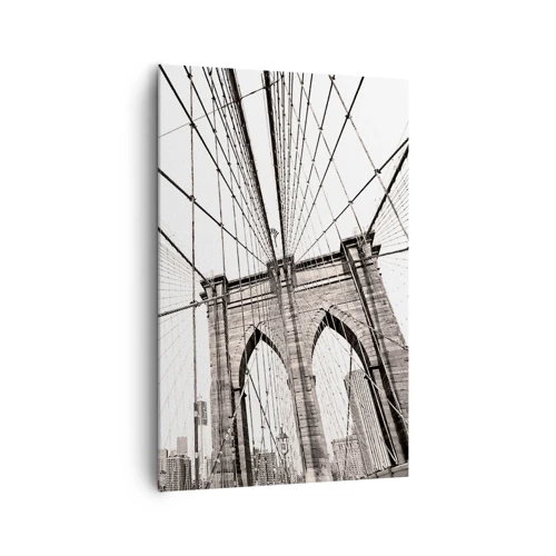 Lærredstryk - Billede på lærred - Katedralen i New York - 80x120 cm