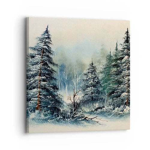 Lærredstryk - Billede på lærred - Klar til jul - 30x30 cm