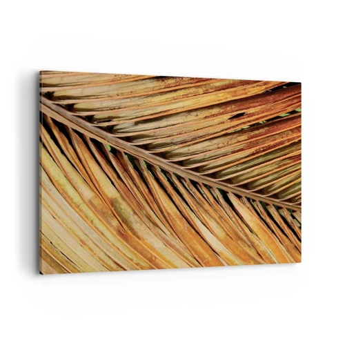 Lærredstryk - Billede på lærred - Kokosnød guld - 100x70 cm