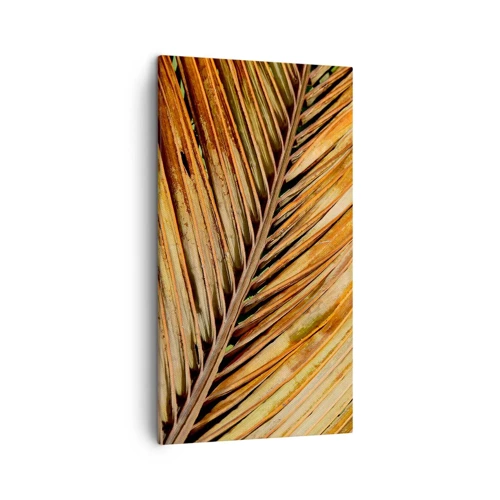 Lærredstryk - Billede på lærred - Kokosnød guld - 45x80 cm