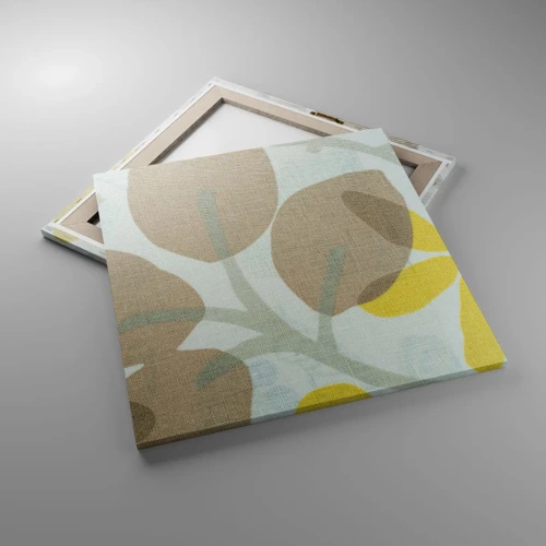 Lærredstryk - Billede på lærred - Komposition i solskinnet - 60x60 cm