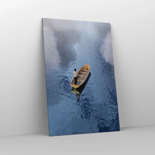Lærredstryk - Billede på lærred - Livet - rejsen - det ukendte - 80x120 cm