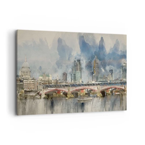 Lærredstryk - Billede på lærred - London i al sin pragt - 100x70 cm