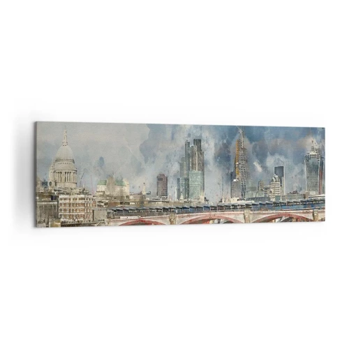 Lærredstryk - Billede på lærred - London i al sin pragt - 160x50 cm
