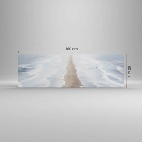 Lærredstryk - Billede på lærred - Lys fremtid - 160x50 cm