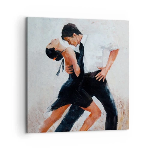 Lærredstryk - Billede på lærred - Mine drømmes tango - 50x50 cm