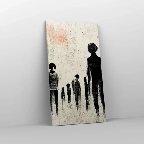 Lærredstryk - Billede på lærred - Mod ensomhed - 45x80 cm