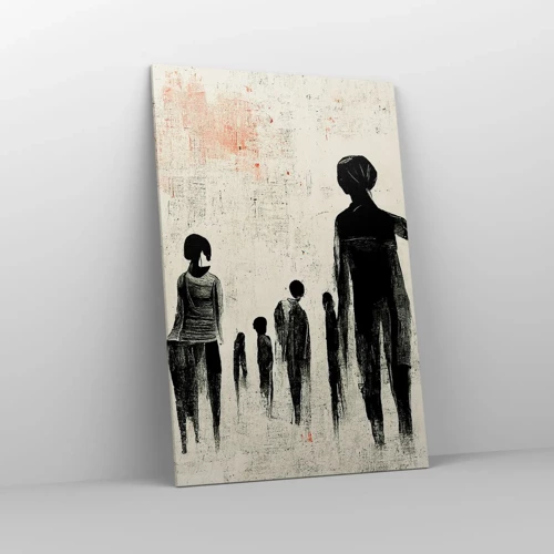 Lærredstryk - Billede på lærred - Mod ensomhed - 80x120 cm
