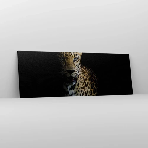 Lærredstryk - Billede på lærred - Mørk skønhed - 140x50 cm