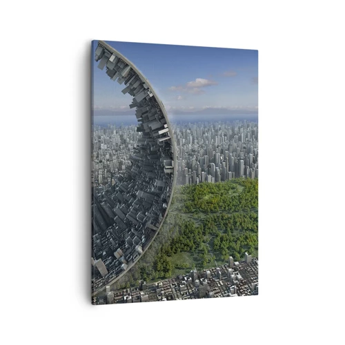Lærredstryk - Billede på lærred - Naturen er evig - 50x70 cm