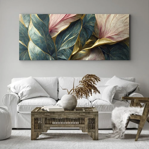 Lærredstryk - Billede på lærred - Naturlig elegance og stil - 100x40 cm