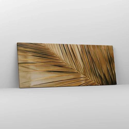 Lærredstryk - Billede på lærred - Naturlig kolonnade - 100x40 cm