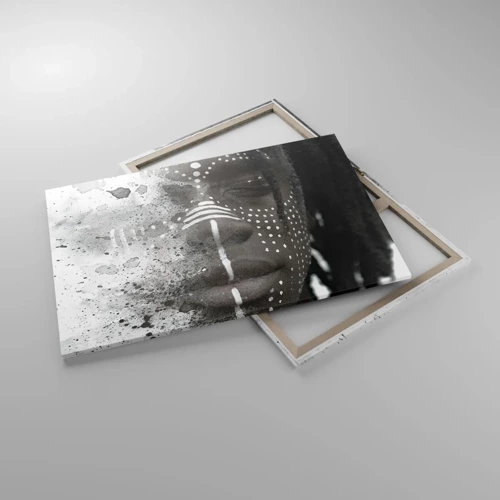 Lærredstryk - Billede på lærred - Opdag den oprindelige ånd - 120x80 cm