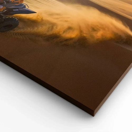 Lærredstryk - Billede på lærred - På bølger af sand - 100x70 cm