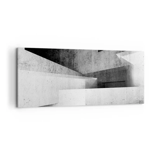 Lærredstryk - Billede på lærred - Rummet struktur - 120x50 cm