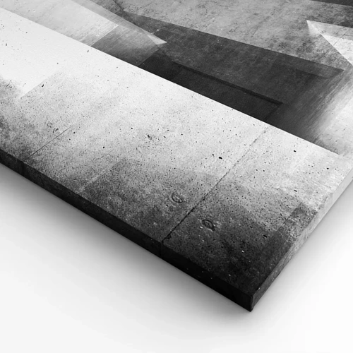 Lærredstryk - Billede på lærred - Rummet struktur - 120x50 cm
