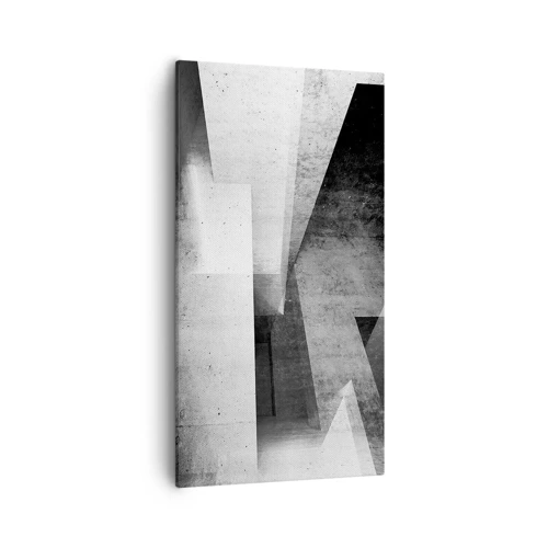 Lærredstryk - Billede på lærred - Rummet struktur - 55x100 cm