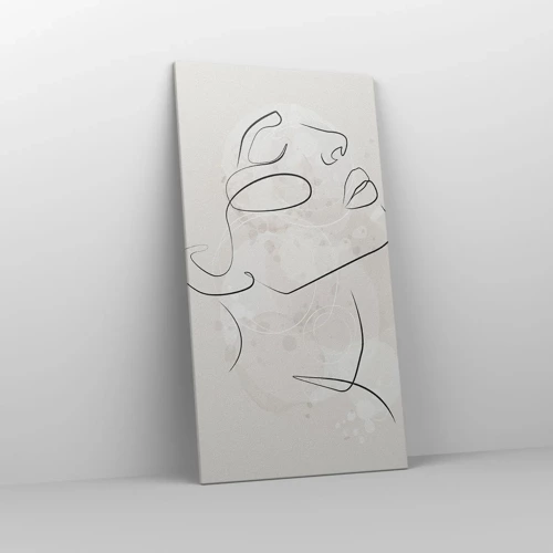 Lærredstryk - Billede på lærred - Skitse af drømmen - 65x120 cm